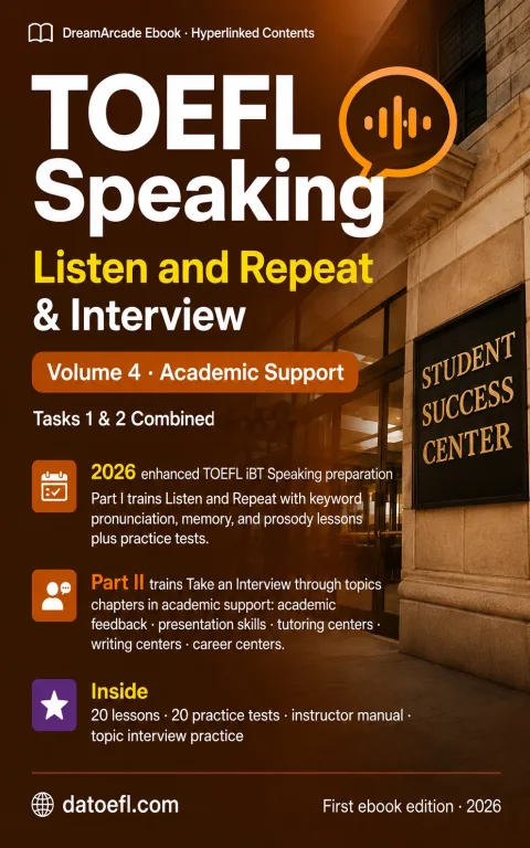 Volume 4 · Academic Support cover